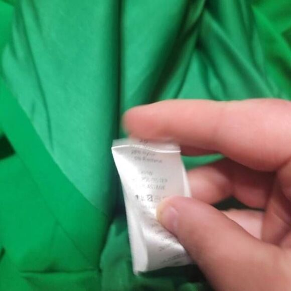 Lavish Alice Plus Fold Detail Cami Strap Pencil Dress In Green sz 16 - Picture 4 of 5